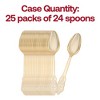 Smarty Had A Party Shiny Baroque Gold Plastic Spoons - 600 pcs - 4 of 4