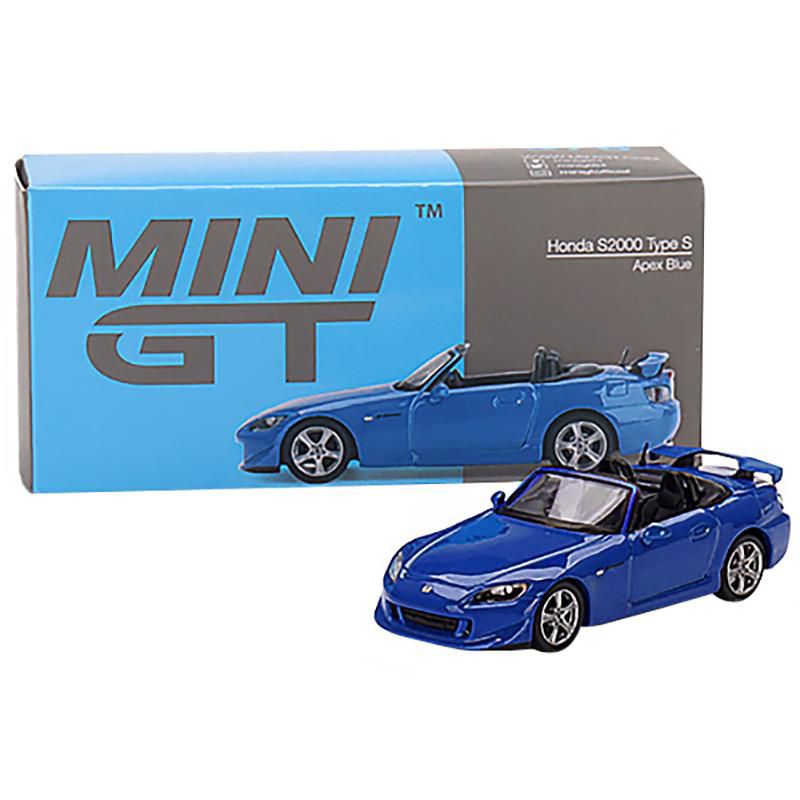 Honda S2000 (AP2) Type S Convertible RHD Apex Blue Limited Edition to 3000 pcs 1/64 Diecast Model Car by True Scale Miniatures, 4 of 5