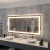 LED Front Light and Backlit Mirror - 2 of 4
