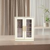 Gulches Double door jewelry box can rotate 360¡ã multi-layer drawer necklace ring jewelry storage box - 3 of 4