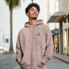 Dalix Alien Embroidery Washed Sweatsuit Set Hoodie Jogger Soft Fleece Relaxed Fit Lounge Mens - 4 of 4