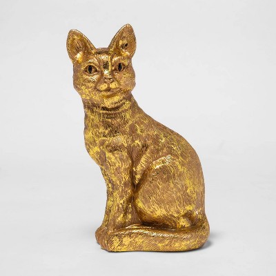 Decorative Halloween Cat Matte Gold - Hyde & EEK! Boutique™