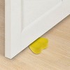 Unique Bargains Door Stop Heart-Shaped Door Stopper PU Rubber Bluish 3.78"x3.03"x1.1" 1 Pc - 2 of 4