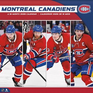 Trends International 2026 Montreal Canadiens Bilingual French 12"x12" Wall Calendar - 1 of 4