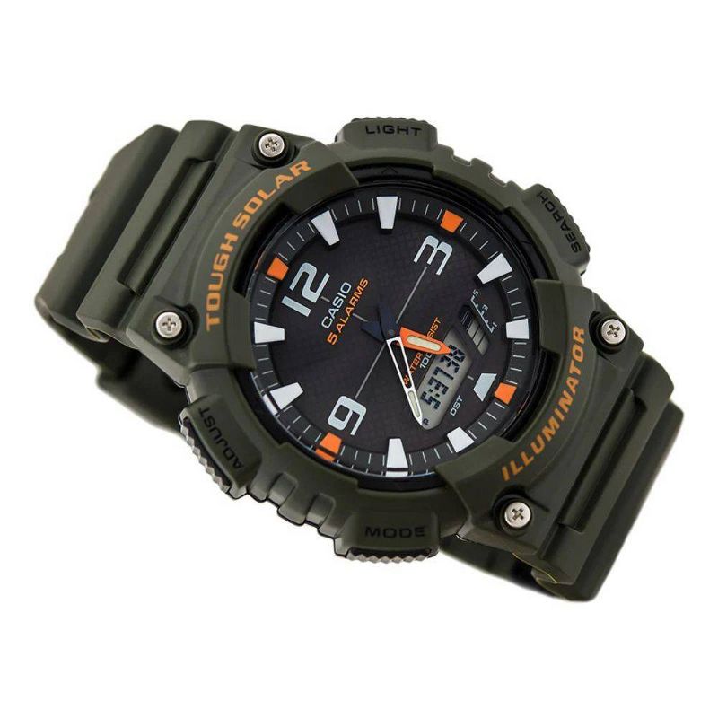 Casio Men's Solar Sport Combination Watch - Green (AQS810W-3AVCF), 2 of 4