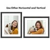 Americanflat 16x20 Picture Frame with Polished Plexiglass, Use as 12x16 Frame with Mat or 16x20 Frame Without Mat, Hudson Collection, Black - 4 of 4