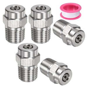 Unique Bargains Stainless Steel Durable Corrosion Resistant Pressure Washer Nozzles 5 Pcs - 1 of 4