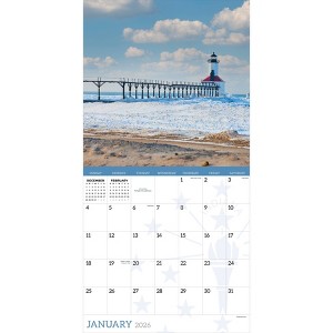 TF Publishing 13.5"x14.5" 2026 Indiana Wall Calendar - 1 of 4