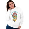 Funny Death's a Beach Skeleton Sweatshirt for Men or Women Brisco Brands - 4 of 4