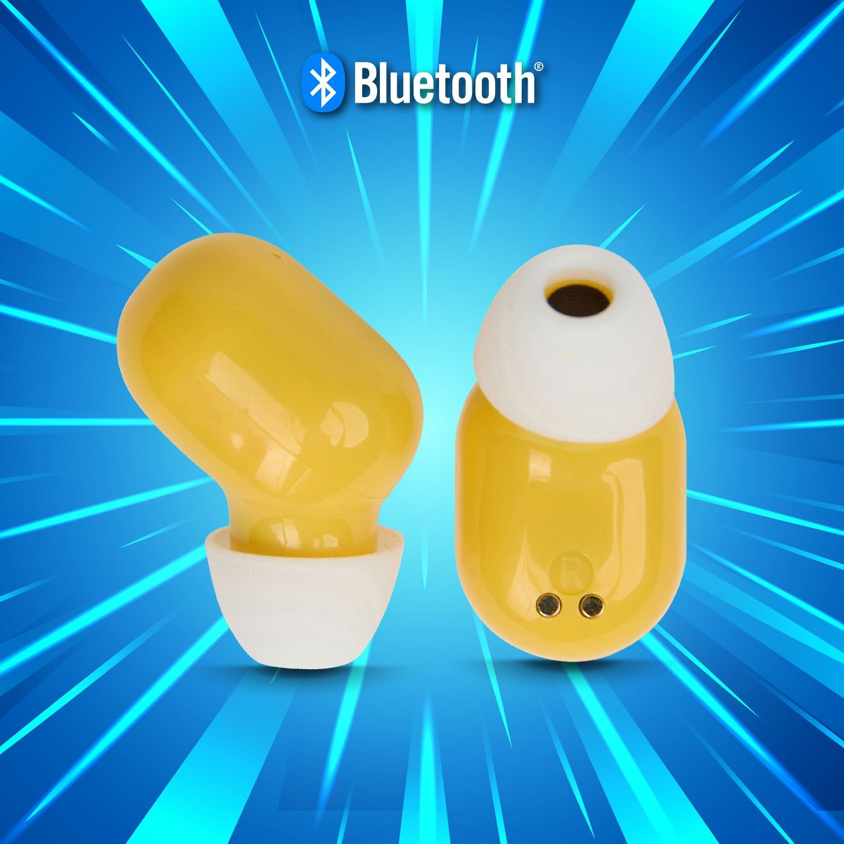 Sonic the Hedgehog Wireless Earbuds 15 Hour Playtime with Noise Cancelling and Flip Case - Tails - thumbnail 6