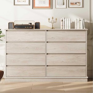 Jojoka 8-Drawer Dresser, Wooden Chest of Drawers with Spacious Top, Stylish Storage for Bedroom, Hallway, Living Room - 1 of 4