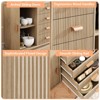 47" Kitchen Modern Fluted Sideboard Buffet Cabinet with Storage, Coffee Bar with Doors - 4 of 4