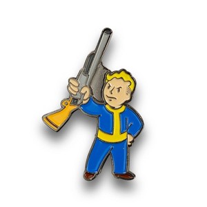 Just Funky Fallout Basher Perk Pin | Official Fallout Video Series Game Small Enamel Pin - 1 of 4