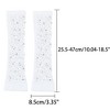 INSPIRE CHIC Women's Long Elastic Mesh Rhinestone Cosplay Net Half Finger Sleeves Gloves for Female Dance Party 1Pair - 2 of 4