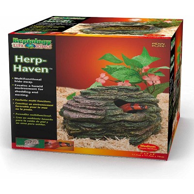 Penn-Plax Reptology Herp Haven Reptile Hide Away
