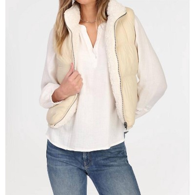 Women's Reversible Fur Vest - Dylan