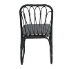 PAGED Outdoor Dining Chairs Set of 2 Wicker Patio Chairs with Back for Poolside, Garden, Backyard - 3 of 4