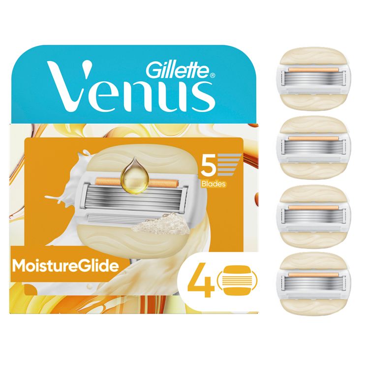 Venus MoistureGlide Women's Razor Blade Refills, 1 of 9