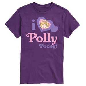 Men's - Polly Pocket - I Love Polly Pocket Short Sleeve Graphic T-Shirt - 1 of 3