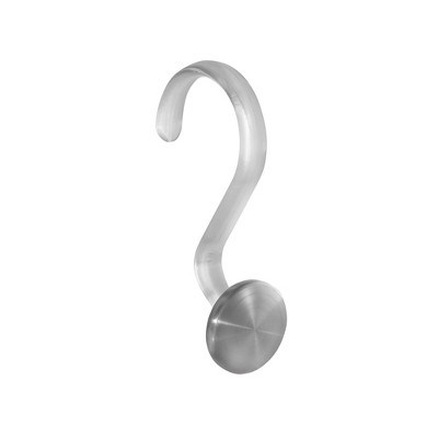 Forma Mini Shower Curtain Hooks - Set of 12, Brushed Stainless