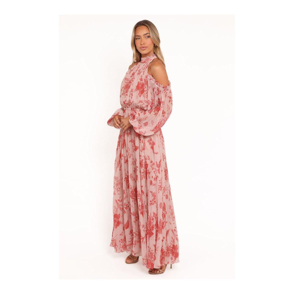 Hilary Pleated Maxi Dress - thumbnail 2