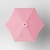 9' Round Outdoor Patio Market Umbrella with Black Pole - Threshold™ - 4 of 4