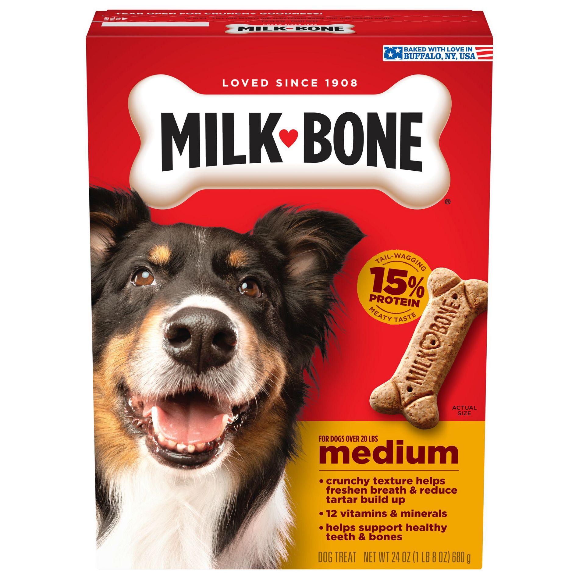 Milk-Bone in Beef Flavor  Medium Dog Treats