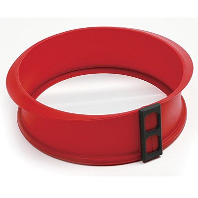 Norpro Silicone Springform Pan with Glass Base, 9in/23cm, As Shown