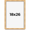 PosterPalooza | Minimalist Shadow Box Brown Picture Frame - UV Acrylic, Backing, Hanging Hardware - 2 of 4