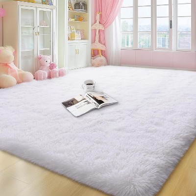 LOVEVOOK Rugs for Living Room, Fluffy Area Rugs for Bedroom, Soft Carpet Shag Kids Room Rug, Non-Slip Rugs Indoor