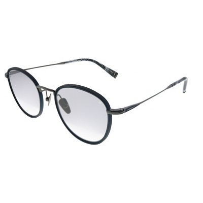 John Varvatos Troubadour JV V531 NGU Unisex Round Sunglasses Navy 51mm