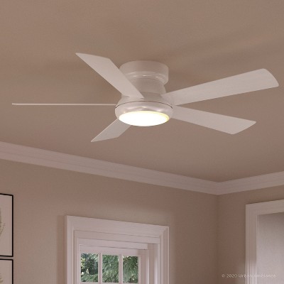 Urban Ambiance Luxury Traditional Indoor Ceiling Fan,  11.6"H x 52"W,  White, UHP9232
