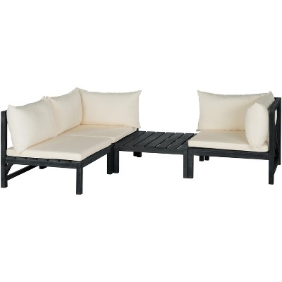 Lynwood 80" Light Beige Modular Outdoor Sectional Sofa Set