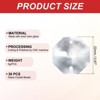 Unique Bargains Crystal Pendants Octagon Beads for DIY Lamp Arts Crafts Decoration 30 Pcs - 2 of 4