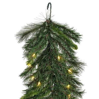 Lush Pine & Ribbon Pre-Lit Christmas Garland - 27in