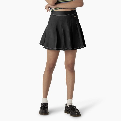 Dickies Women s Twill Pleated Skirt Black bkx Target