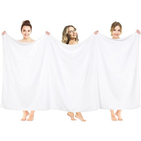 American Soft Linen Oversized Bath Sheet 40x80, Jumbo Large Bath Towels for  Bathroom, 100% Ringspun Cotton Bath Sheet for Adults, Bath Sheets Towels