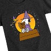 Girls' - Peanuts - Snoopy and Woodstock Halloween Witches Fitted Short Sleeve Graphic T-Shirt - 2 of 4