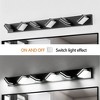 Modern Black LED Vanity Light 7-Light Wall Sconce for Bathroom Sleek Minimalist Design - 3 of 4