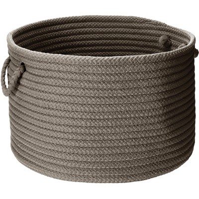 Colonial Mills Simply Home Solid - Gray 18"x18"x12"  100% Polypropylene Round