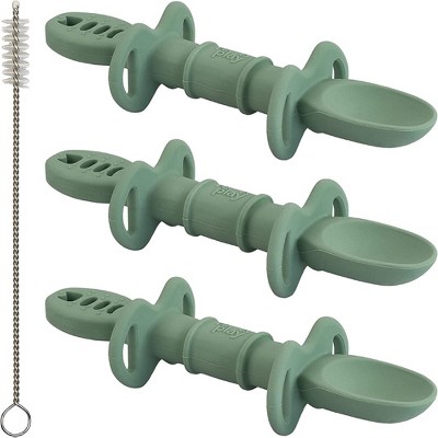 Re-Play 3pk Platinum Silicone Dip n ReDip Feeding Tool - Sage