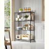SUGIFT 4 Tier Metal Wire Shelving Unit Adjustable Storage Rack Heavy Duty Shelf Organizer for Kitchen Pantry Closet Garage Office - 4 of 4