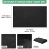 Unique Bargains Waterproof Felt Outdoor Storage Shed Flooring Mat Gray 1 Pc - 3 of 4
