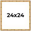 PosterPalooza | 24x24 Bamboo Picture Frame, UV Acrylic, 4 Finishes - Brown, Black, Gold, and Natural - 2 of 4