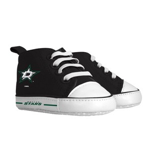 BabyFanatic Officially Licensed Unisex Prewalkers Baby Shoes - NHL Dallas Stars - 1 of 4