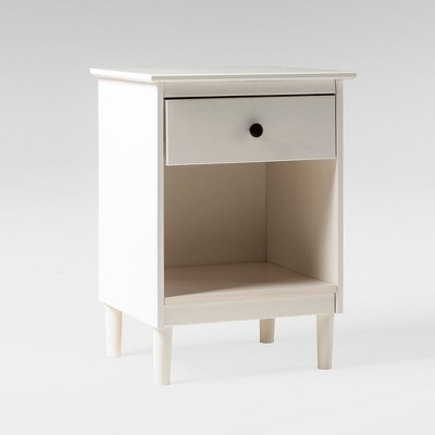Stiva Classic Mid-Century Modern 1 Drawer Nightstand - Saracina Home