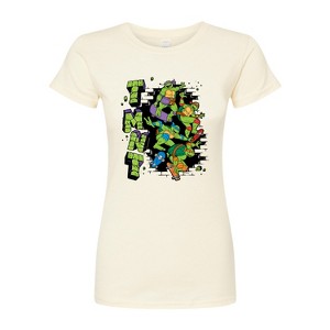 Women's - Teenage Mutant Ninja Turtles - Skateboards Fitted Graphic T-Shirt - 1 of 3