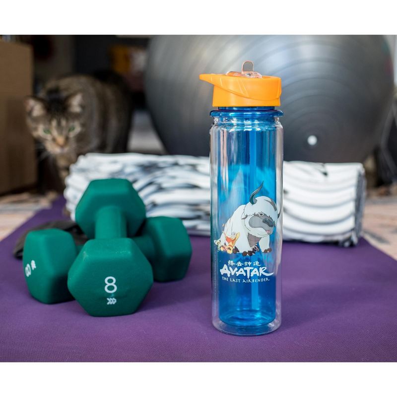 Surreal Entertainment Avatar: The Last Airbender Aang and Appa Water Bottle | Holds 16 Ounces, 3 of 7