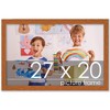 PosterPalooza | Slim Profile Brown Picture Frame - UV Acrylic, Backing Board, Hanging Hardware Included - 2 of 4