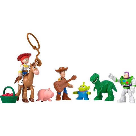 Детские фигурки Imaginext Fisher-Price Imaginext Disney and Pixar Toy Story Andy’s Room Pack, Set with 7 Action Figures and 3 Accessories